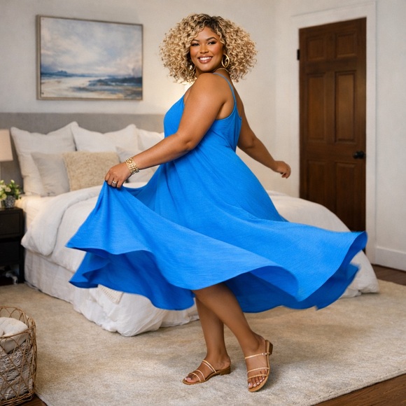 Torrid Vibrant Blue Maxi Dress - Picture 6 of 10